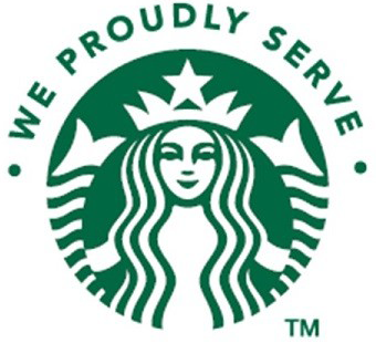 Proudly serving Starbucks coffee